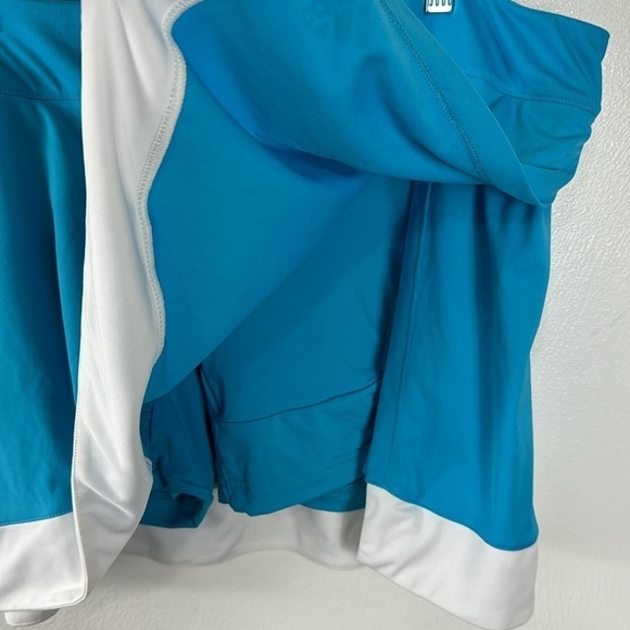 Adidas Clima365 Skort Women's XL Turquoise Blue Knit Skirt + Shorts EUC - Picture 4 of 10